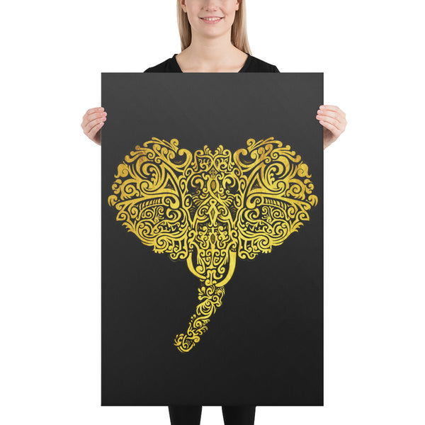 Baroque Mana Elephant  (Black Gold)