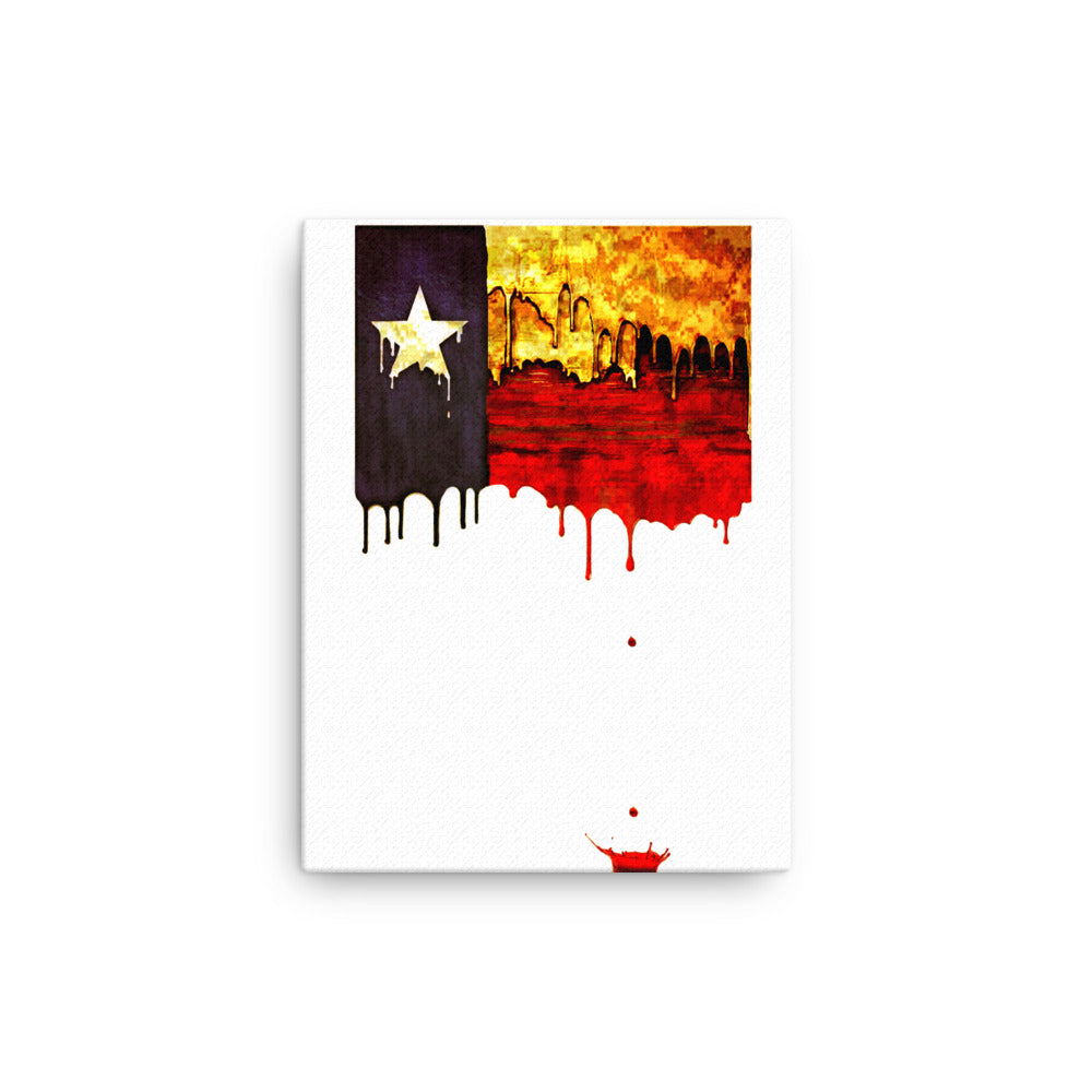 Texas Bleed Canvas